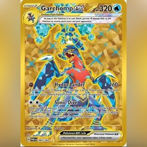 🐉 Garchomp ex Gold Hyper Rare 260/182 – Paradox Rift NM